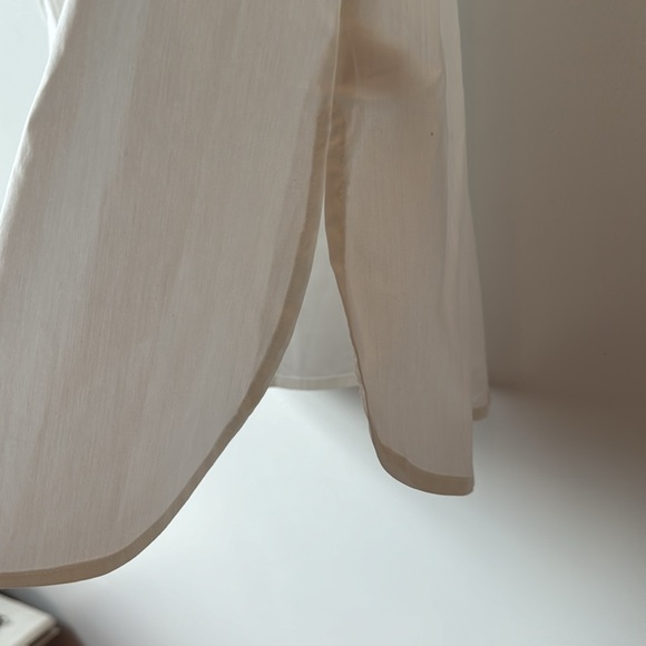 White House Black Market White Button Down Sz 4 - Picture 4 of 6